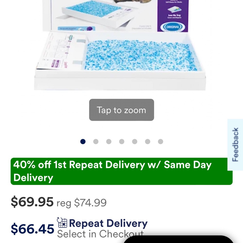 ScoopFree FBA PAC00-14229 Blue Crystals Disposable Litter Trays 4.5-Pounds YB83